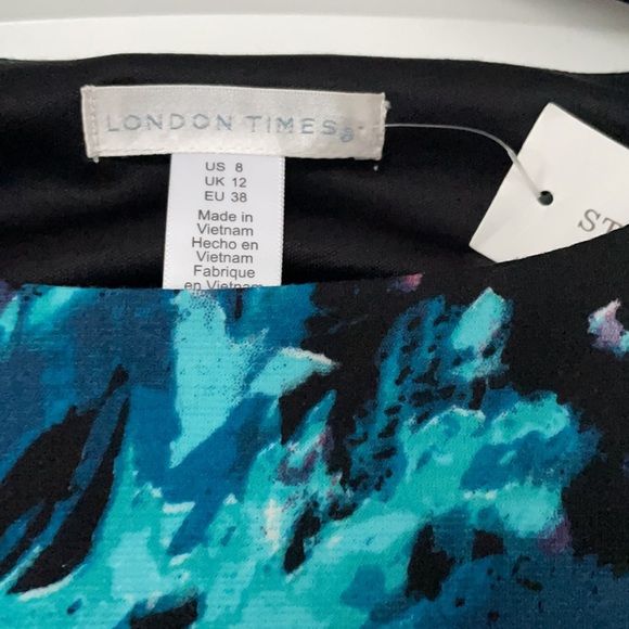 Size 8, NWT 95/5 poly span London Times - Picture 4 of 7